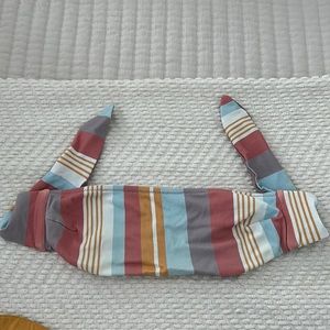 Tie strapless bikini top